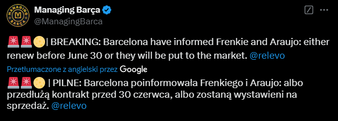 Barca stawia ULTIMATOM swoim DWÓM GWIAZDOM: przedłużenie umowy albo... SPRZEDAŻ!